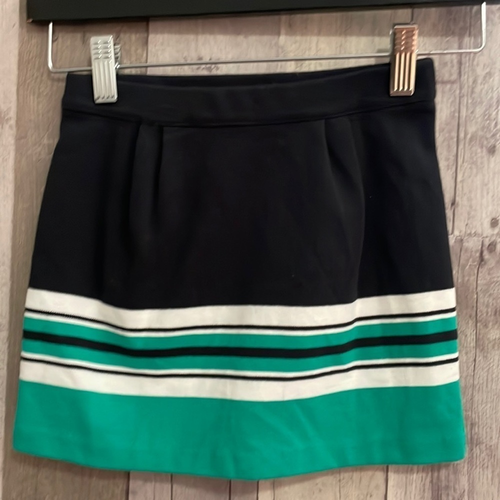 Janie and Jack black and green skirt